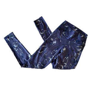 FABLETICS BLUE FLORAL LEGGINGS